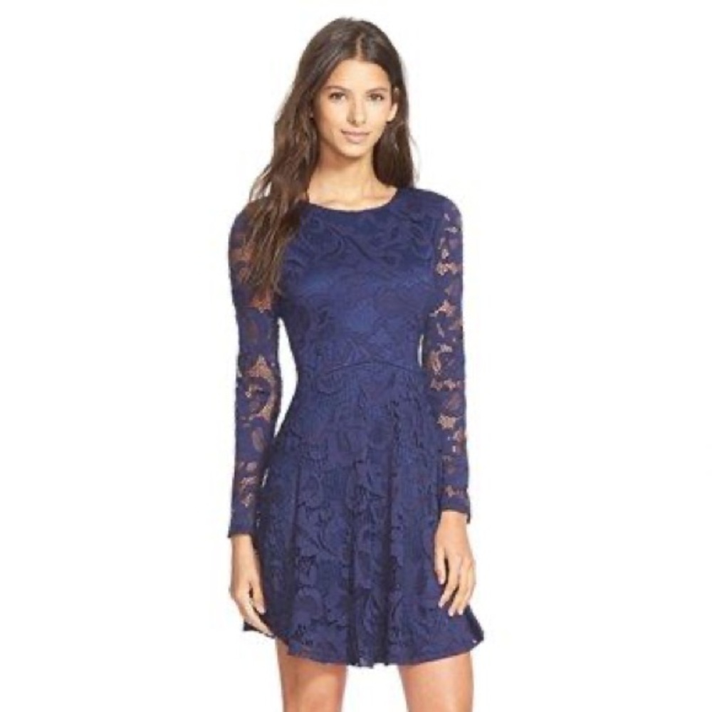 Nordstrom Everly Long Sleeve Lace Dress